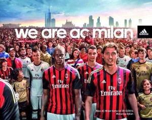 AC Milan 13 14 Home Kit