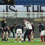 Milan-Cagliari contestazione